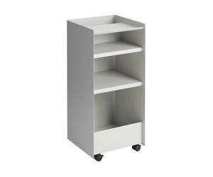 Muuto Folded Trolley desserte ouverte Gris. 37.4x38.7x37.2 cm