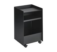 Muuto Folded Trolley desserte ouverte Noir. 37.4x61.5x37.2 cm