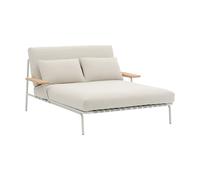 Muuto Lit de repos Settle Laze 1-grey. avec accoudoirs
