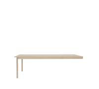 Muuto Module de table Linear System End Module Oak veener-Oak 240x142 cm
