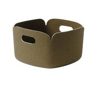 Muuto Panier de rangement Restore 28x28 cm Brown green