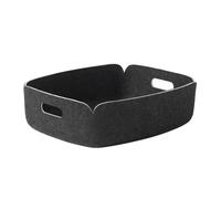 Muuto Panier de rangement Restore. petit black melange (noir)