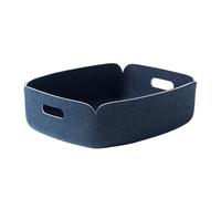 Muuto Panier de rangement Restore. petit midnight blue (bleu)