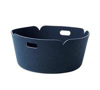 Muuto Panier de rangement Restore. rond midnight blue (bleu)