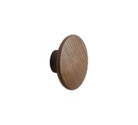 Muuto Crochet Dots wood dark stained brown Ø6.5 cm