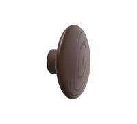 Muuto Dots Wood patère en bois Rouge brun. Ø13 cm