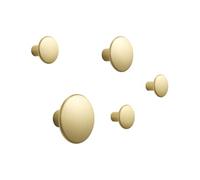 Muuto Patère The Dots métal lot de 5 laiton