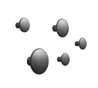 Muuto Patère The Dots métal lot de 5 noir