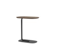 Muuto Relate Table Basse 60,5 cm Chêne fumé/Noir