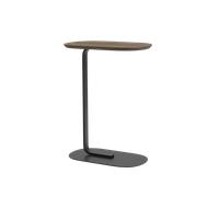 Muuto Relate Table Basse 73,5 cm Chêne fumé/Noir
