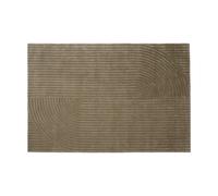 Muuto Relevo Rug Quattro tapis en laine Taupe. 200x300 cm