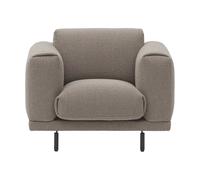 Muuto Rest Lounge Chair fauteuil lounge Hearth 6-pieds noirs