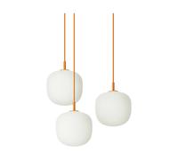 Muuto Rime Pendant Cluster 3 suspension Orange. Ø18 cm