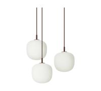 Muuto Rime Pendant Cluster 3 suspension Rouge profond. Ø18 cm