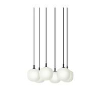Muuto Rime Pendant Cluster 6 suspension Noir. Ø12 cm