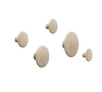 Muuto Set de patères The Dots - chêne - nature