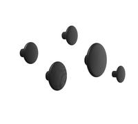 Muuto Patère The Dots - lot de 5 noir frêne teinté