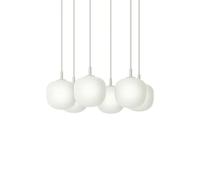 Muuto Rime Pendant Cluster 6 suspension Blanc. Ø12 cm