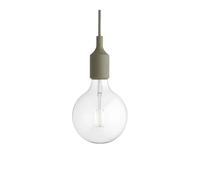 Muuto Lampe à suspension E27 vert olive