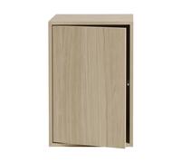 Muuto Système de rangement Stacked avec portes large Chêne