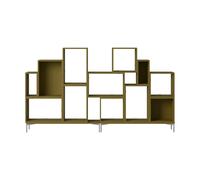 Muuto Système de rangement Stacked bibliothèque configuration 3 Brown green
