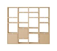 Muuto Système de rangement Stacked bibliothèque configuration 4 Chêne