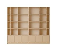 Muuto Système de rangement Stacked Bookcase Configuration 1 Oak