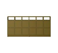 Muuto Système de rangement Stacked buffet configuration 1 Brown green