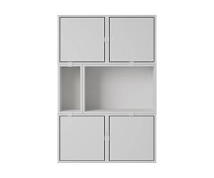 Muuto Système de rangement Stacked buffet configuration 4 Grey