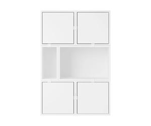 Muuto Système de rangement Stacked buffet configuration 4 White