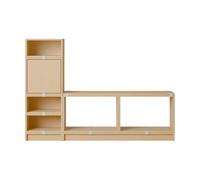 Muuto Système de rangement Stacked hall d'entrée configuration 1 Chêne