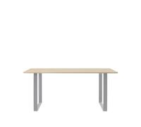 Muuto Table à manger 70/70 170x85 cm Oak veneer-Plywood-Grey