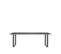 Muuto Table à manger 70/70 225x90 cm Black linoleum-Plywood-Black