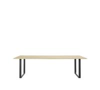 Muuto Table à manger 70/70 255x108 cm Solid oak-Black