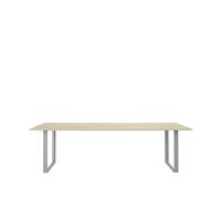 Muuto Table à manger 70/70 255x108 cm Solid oak-Grey