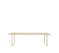 Muuto Table à manger 70/70 255x108 cm Solid oak-Sand