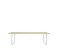 Muuto Table à manger 70/70 255x108 cm Solid oak-White