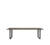 Muuto Table à manger 70/70 255x108 cm Solid smoked oak-Black