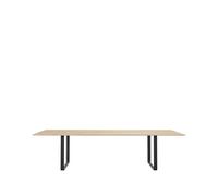 Muuto Table à manger 70/70 295x108 cm Solid oak-Black