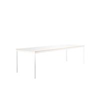 Muuto Table à manger Base white. bord en contreplaqué. 250x90 cm