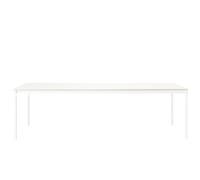 Muuto Table Base carrée - stratifié blanc - blanc - Bord en contreplaqué - XL