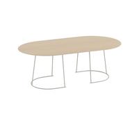 Muuto Table basse Airy. grand Placage chêne laqué - off white