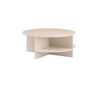 Muuto Table basse Halves Taupe clair-terrazzo. Ø85 cm