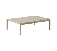 Muuto Table basse Couple 3 Plain 120x84x35 cm Sand-oak