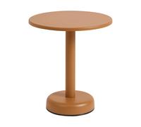 Muuto Table basse Linear Steel Burnt orange. Ø42x47 cm