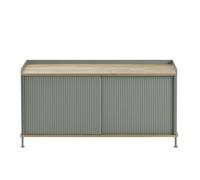 Muuto Table d'appoint Enfold. basse 125x45x63 cm chêne. vert