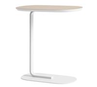 Muuto Table d'appoint Relate 60.5 cm chêne. blanc