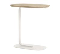 Muuto Table d'appoint Relate 60.5 cm Chêne-off white