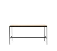 Muuto Table de bar Base High oak. structure noire. bord en contreplaqué. l85 L190 H95