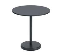 Muuto Table en acier Linear Ø70 cm Black